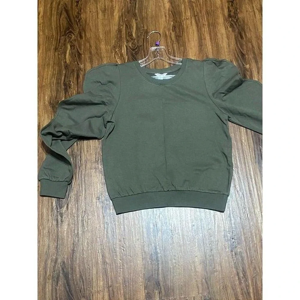 Girls' Piped Pullover Top by Habitual Olive Size 16 New With Tags